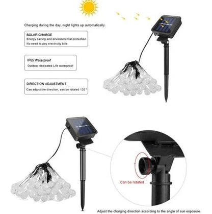 SolarGlow™ - Guirnalda de luces solares en forma de gotas