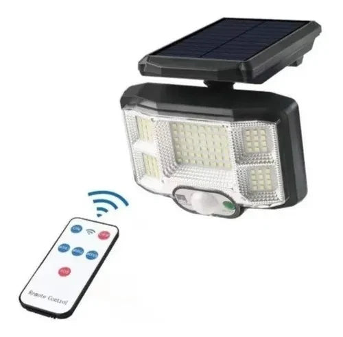 SolarGlow™ - Foco solar led con control remoto